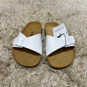 SANDALE BIRKEN BLANC