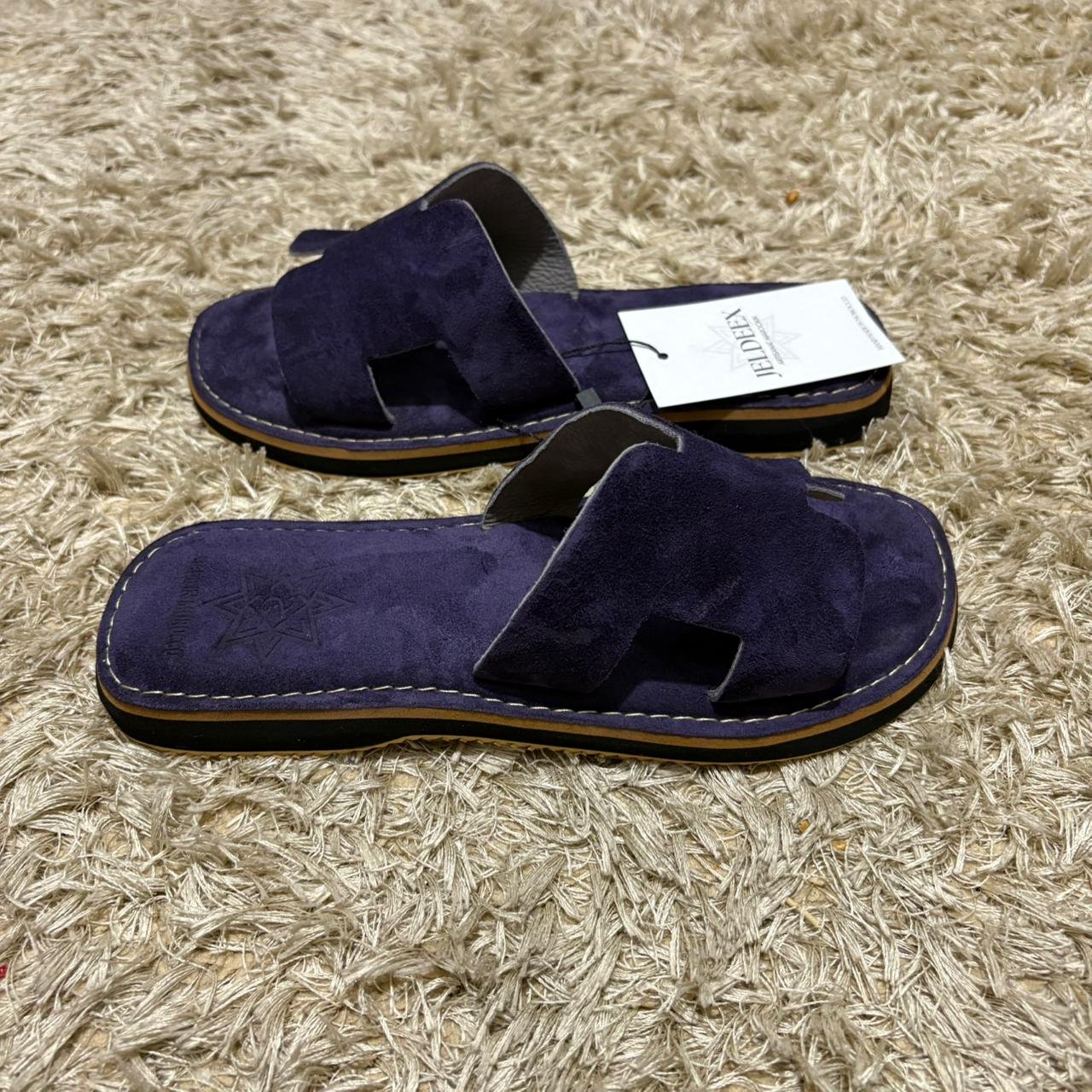SANDALE H MAUVE DAIM