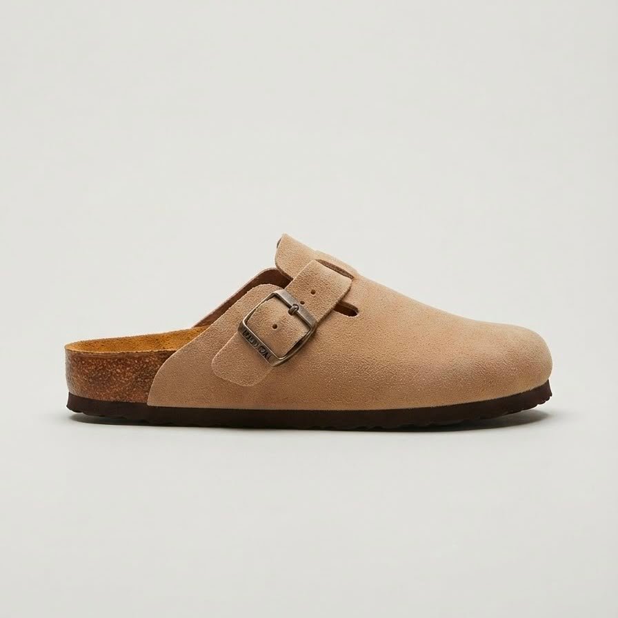 SABOT BIRk BEIGE DAIM – Image 2