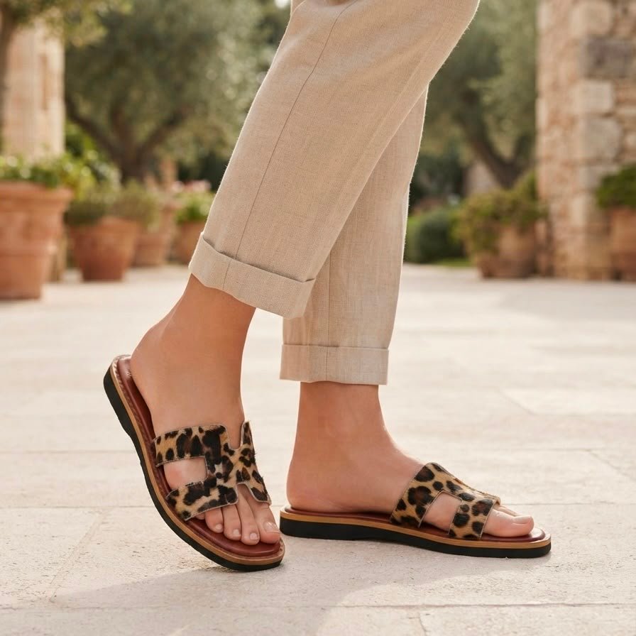 SANDALE H LEOPARD