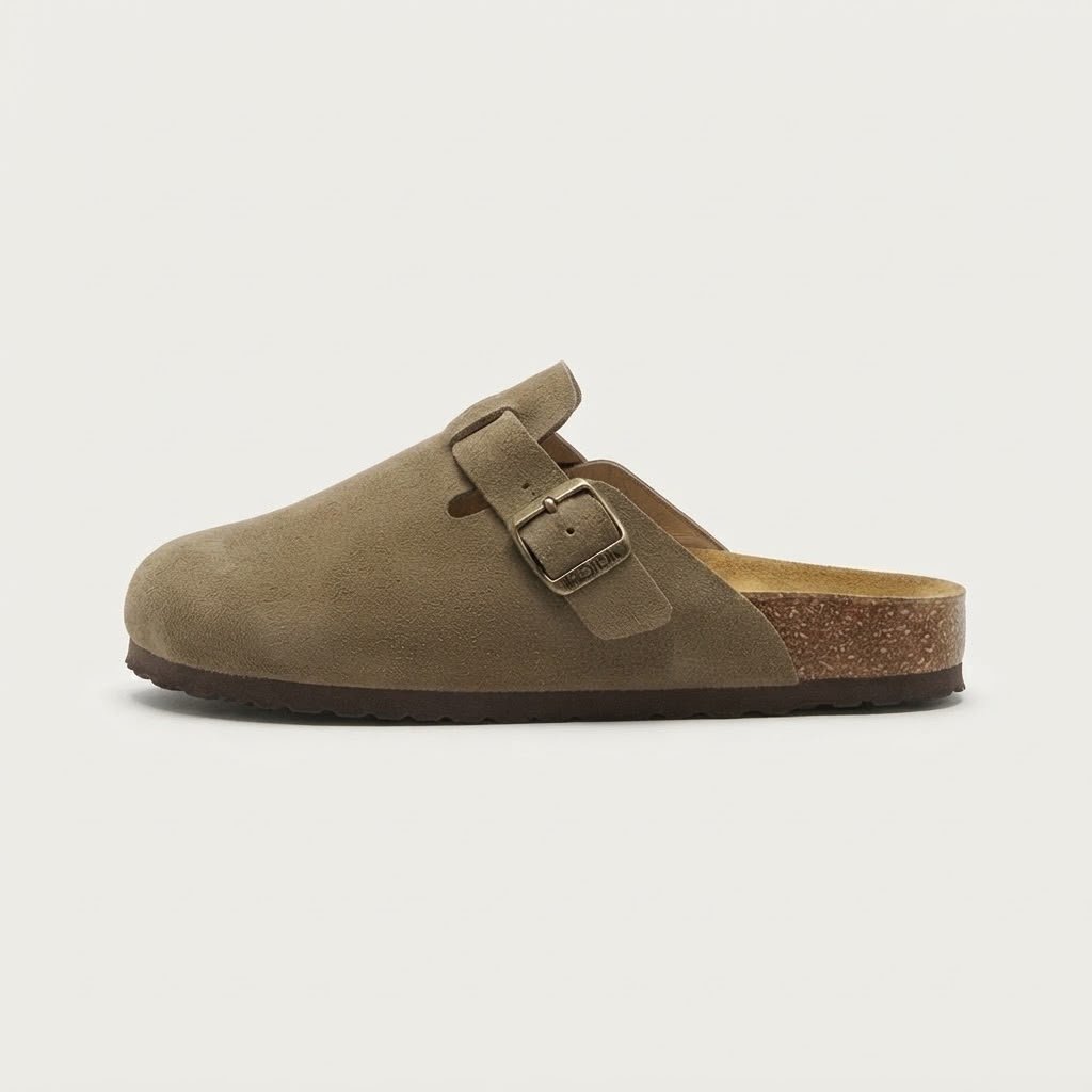 SABOT BIRk KAKI DAIM