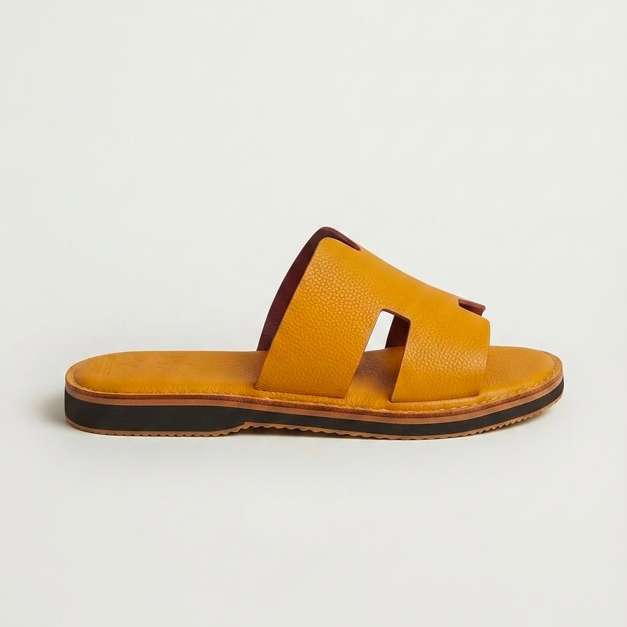 SANDALE H MAUTARD CUIR – Image 2